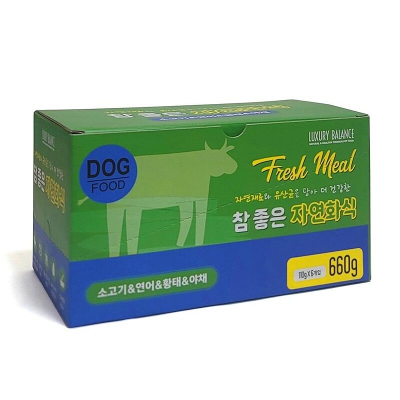 8888 협력사 반려견 영양보충용 소고기 화식사료 110g 맛좋은강아지간식 시바, 6개