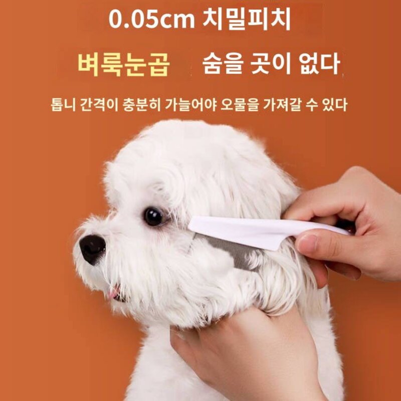 깨끗한 강아지 브러쉬 세련된 안정적인 강아지 편안한, 스몰-면빗, 1개