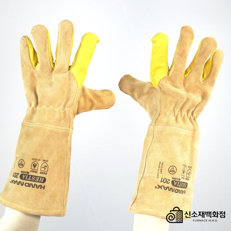핸드맥스 헤스티아 물림방지 장갑 고양이 개 반려동물 핸들링 글러브 할큄 입질 훈련사, 1개
