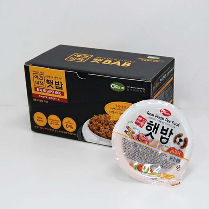 휴대용 즉석밥타입 소고기 애견습식사료 120g 6개 트릿 파우치 습식간식 아픈강아지 펫푸드 댕댕이 반려견 기호성 먹이 강쥐