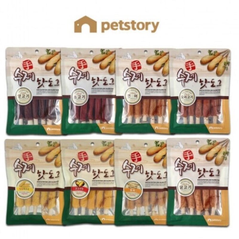숯불향 소고기 수제 애견용 핫도그 1p 강아지영양식, 1개