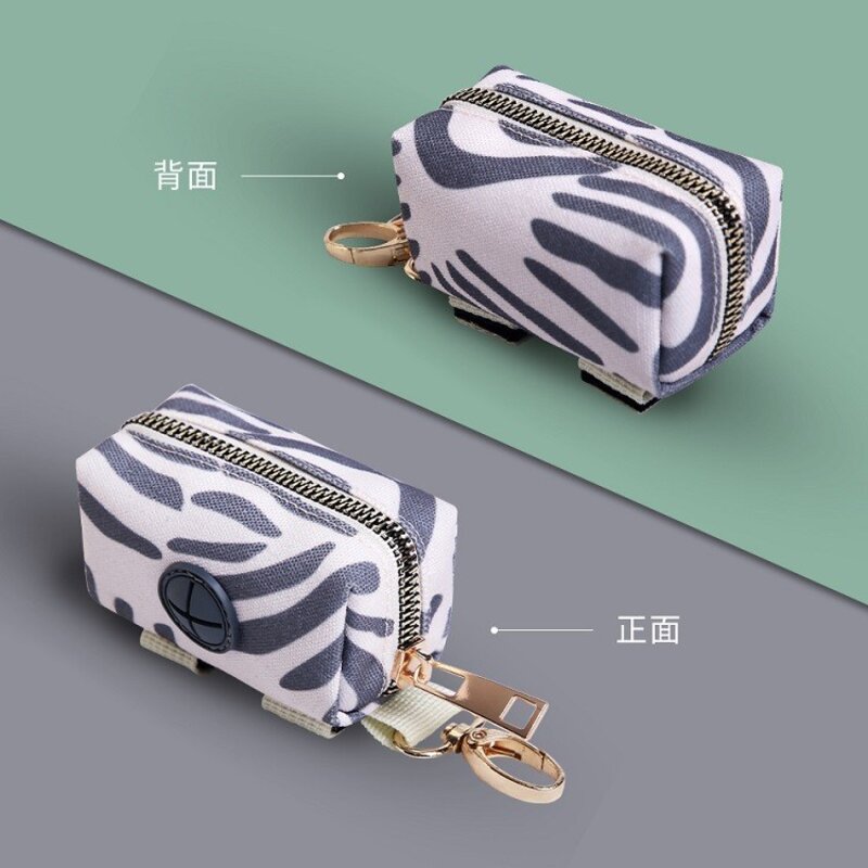 애견 외출 똥봉투 강아지 쓰레기봉투 폴리 애견 쓰레기봉투 디스펜서, 1세트, 15개입, 화이트