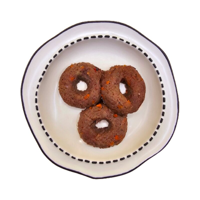 너한개나한개 테린 도넛3P 맛3 강아지간식 져키 식욕증진 저알러지 무첨가물 강아지과자 애견간식 수제간식, 3개, 50g, 오리안심