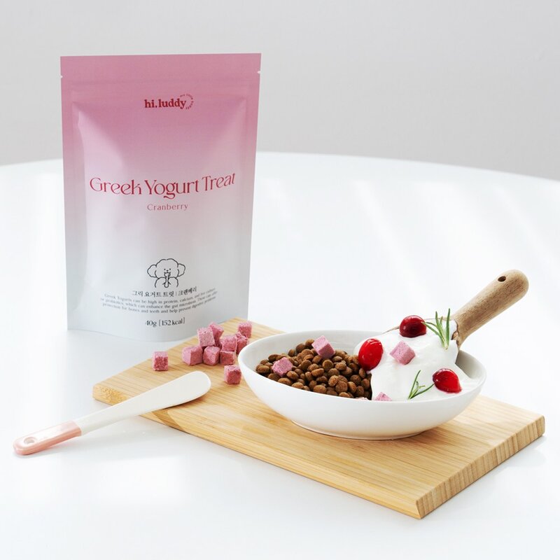 하이루디 강아지 그릭요거트 동결건조 유산균 간식, 1개, 40g, 블루베리
