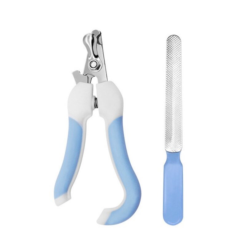 반려동물손톱깍기 개 손톱깎이 가위 새끼 고양이 발톱깎이 노동력 절약 손질 도구 동물용 일반 애완동물 용품, [01] S, [01] Blue, 1개