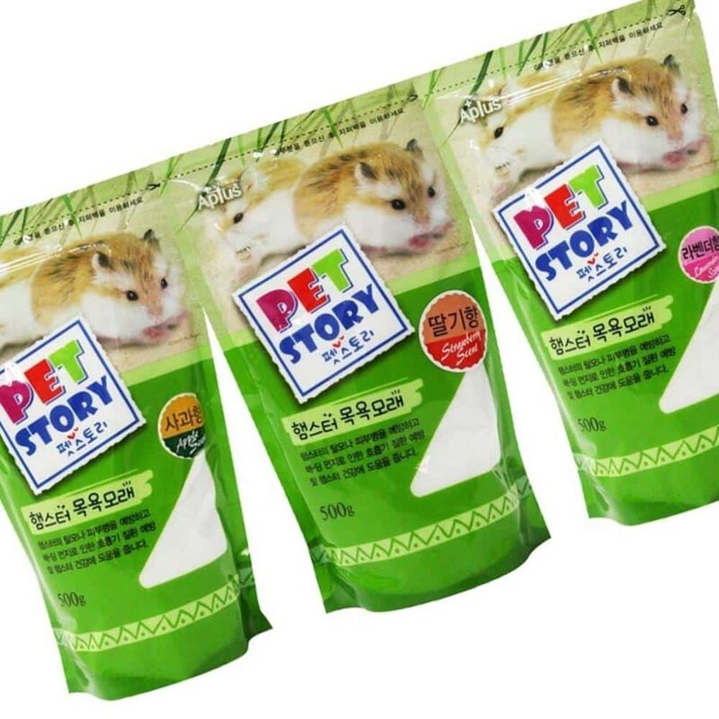 햄스터 목욕모래 500G 햄스터용품 햄스터키우기, 딸기
