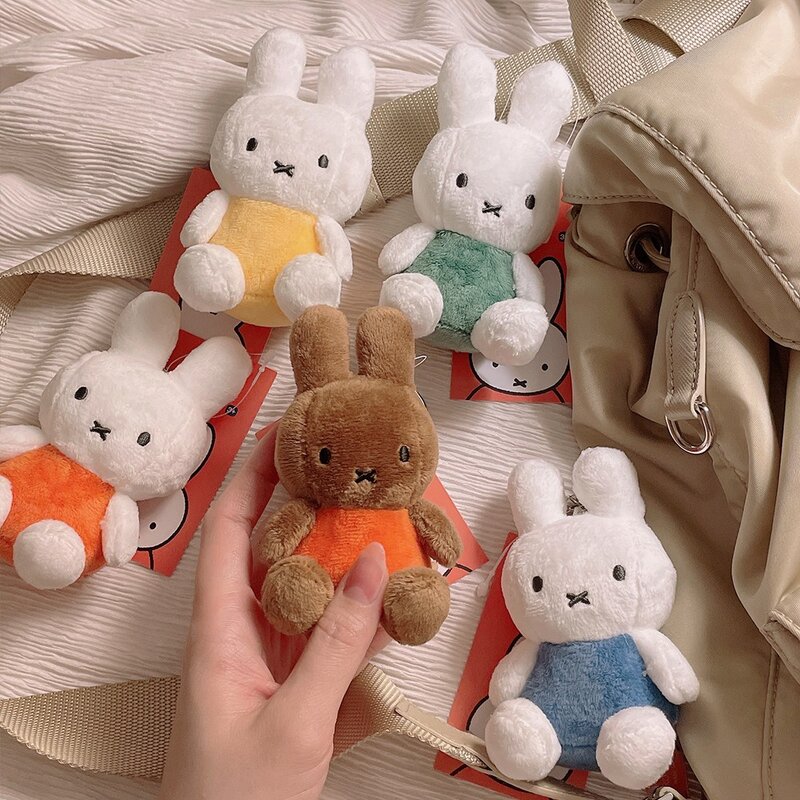 미피 miffy 토끼 미니 인형 키링 가방고리 꾸미기 소품 친구 아이 선물 귀여운 인형, 레드