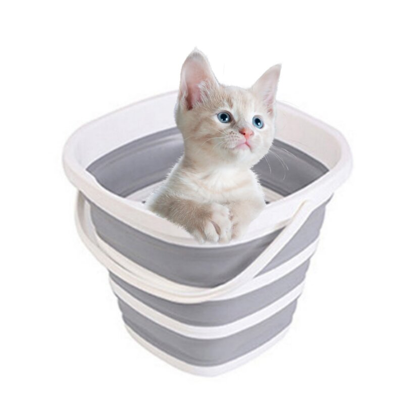 [코야미] 고양이 욕조 접이식 소형, 1개