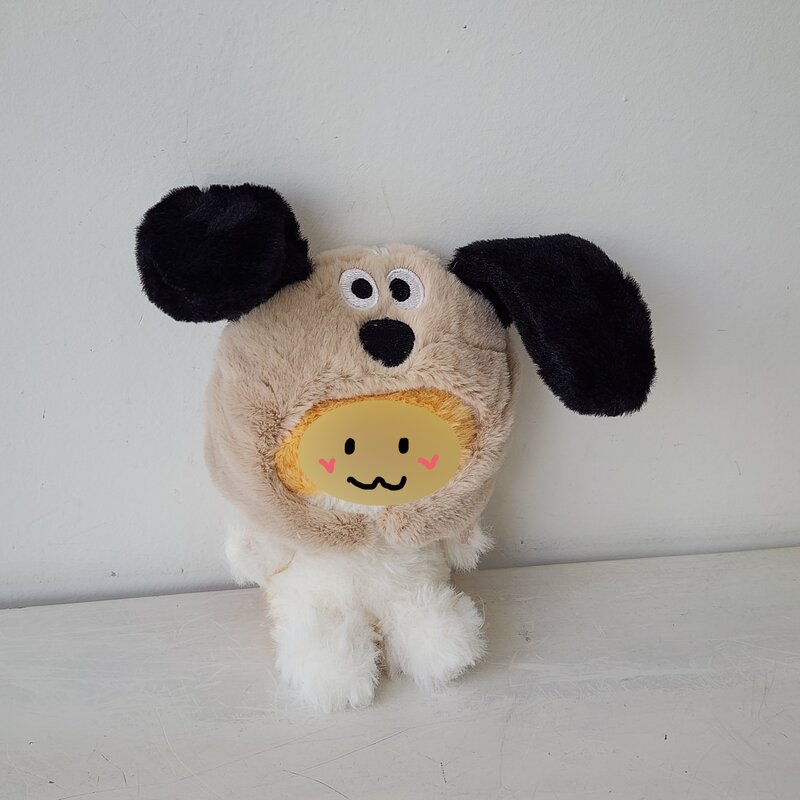라블룸 10cm 인형모자 봉제인형 키링 아이돌 소품 덕질템 모루인형 (인형 미포함), 강아지