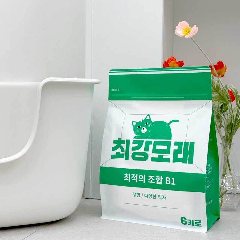[2+1] 최강모래 최적의 조합 B1 6kgx3 와이오밍모래, 3개, 6L