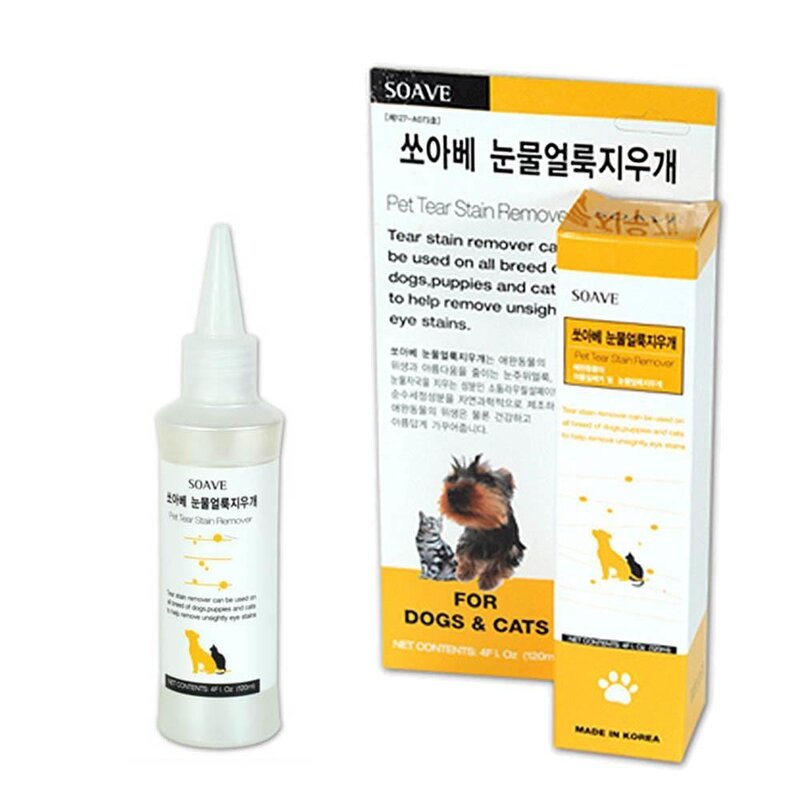 쿠팡블루 강아지 눈물얼룩 제거제 눈주위 청결유지 중형견 눈병예방 강쥐 댕댕이 애견, 1개