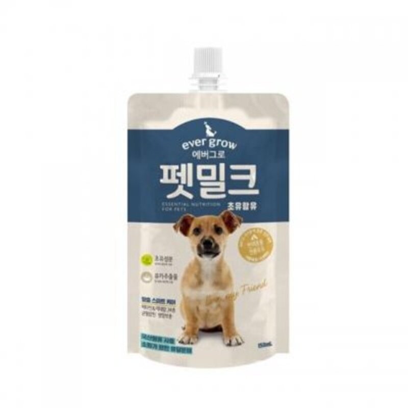 에버그로 초유함유 강아지 펫밀크 150ml, 피부+모발, 5개