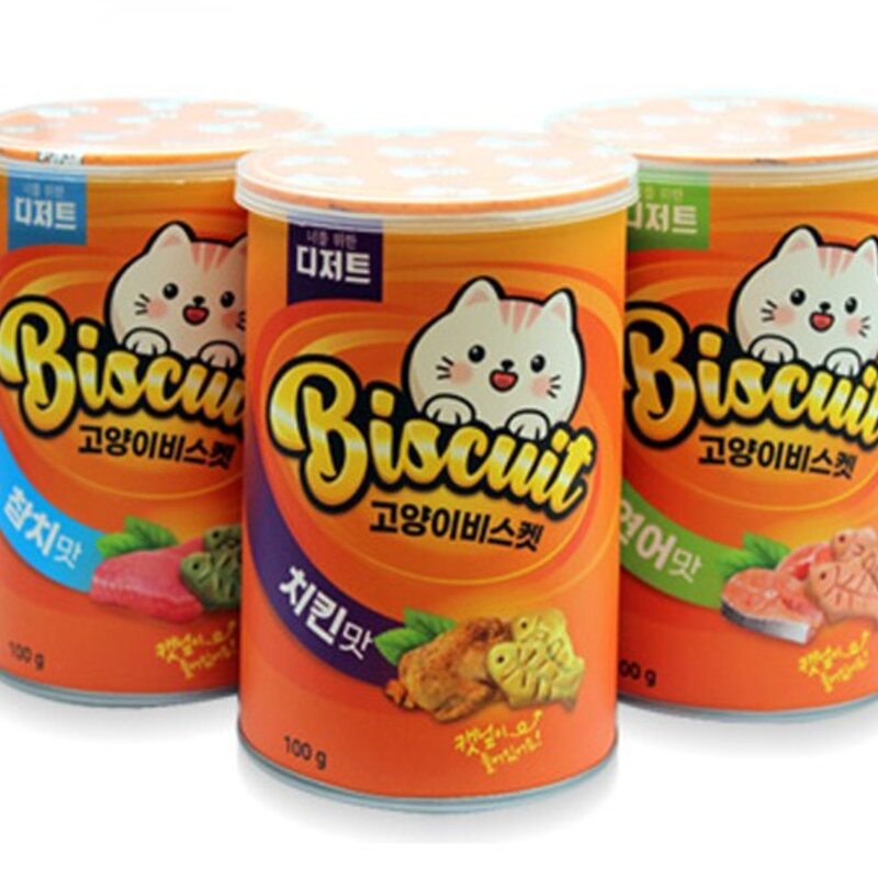 너를위한디저트 고양이 캣닢 비스켓 닭 100g, 치킨맛, 5개
