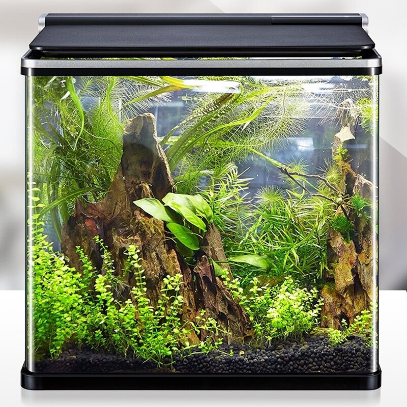 아마존 곡유리 아쿠아리움 수조 AMZ-640F, 블랙, 1개