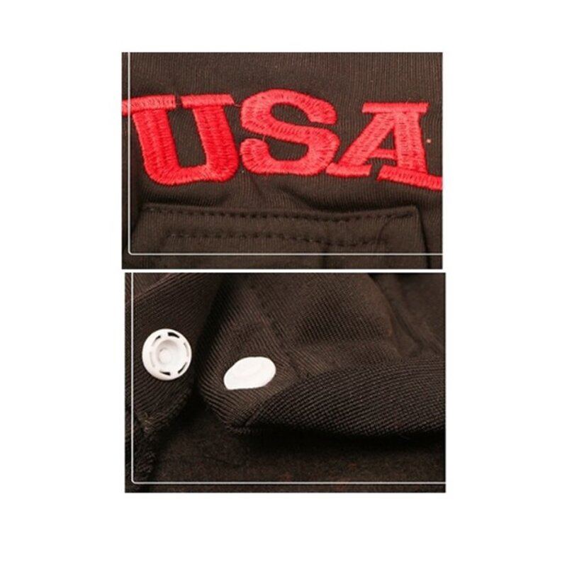 블럭마트 반려동물 USA 후드티, 블랙, 1개