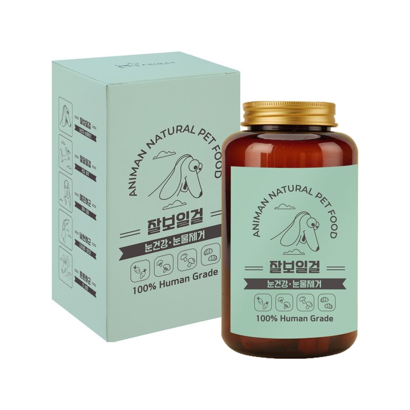 애니먼 잘보일걸 눈건강 눈물제거 눈물자국 영양제 250g, 1개, 눈물 개선/눈건강