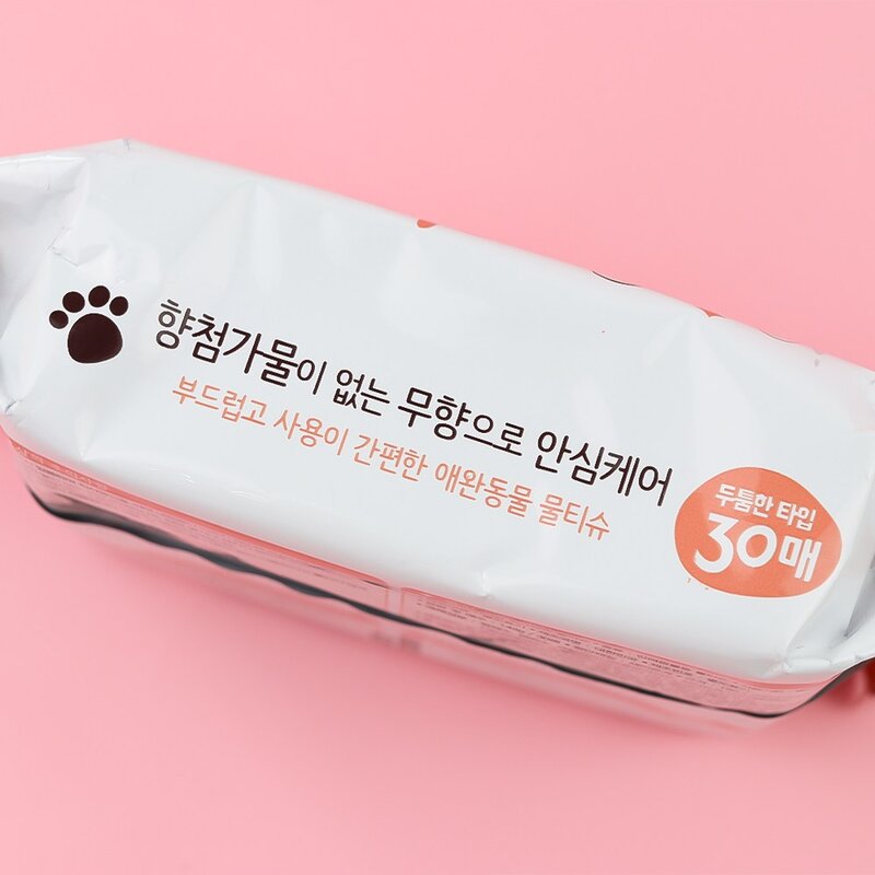 펫크린 애견 눈물자국크린 물티슈 30매 3개, 1개입