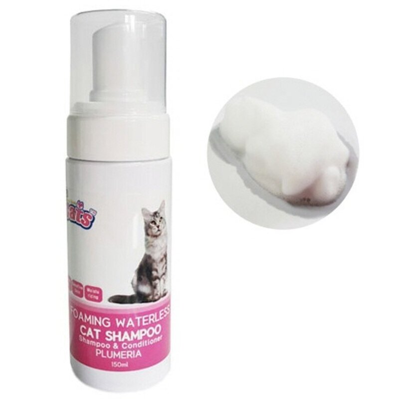 더캣츠 워터리스 거품 고양이 전용 샴푸 Plumeria 150, 상세페이지 참조, 150ml