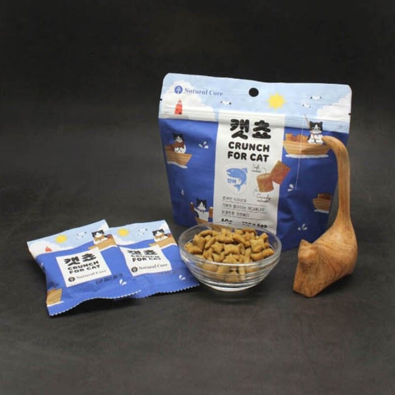네츄럴코어 캣쵸 고양이간식 60g, 혼합, 4개