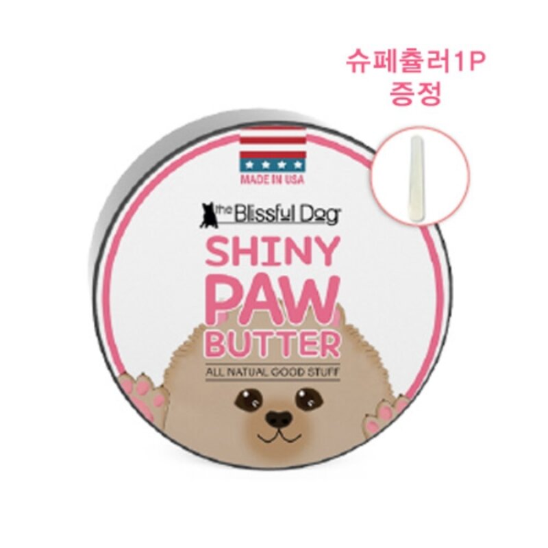 더블리스풀독 샤이니 포우 버터 애견 발바닥 보습제 0.15oz, 1개, 4g