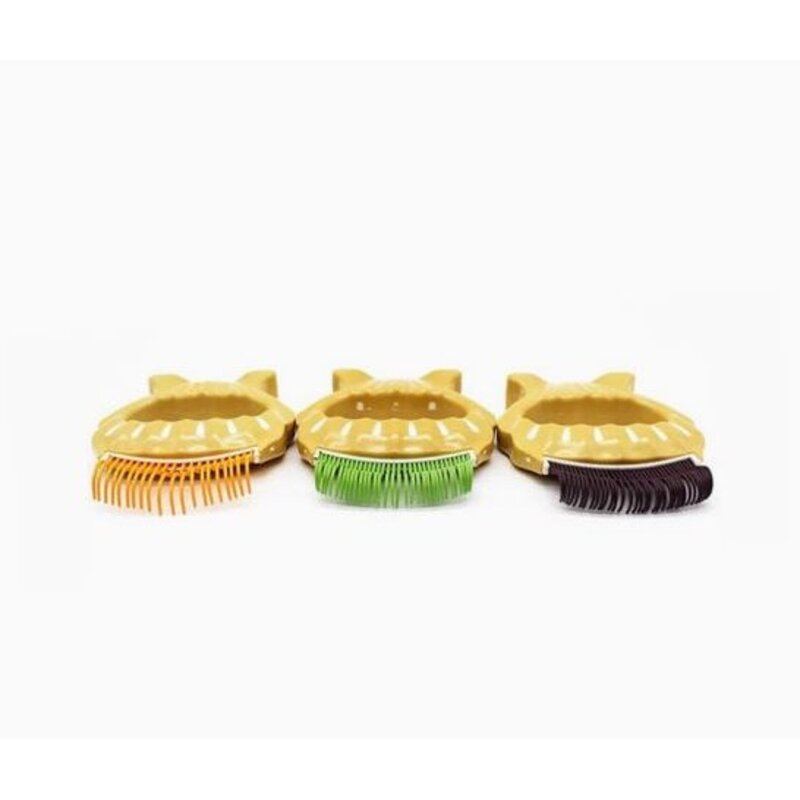 냥슬아치 고양이 강아지 조개빗 단모 장모 죽은 털 제거용 브러쉬 3종, A.3 장모용, 1개
