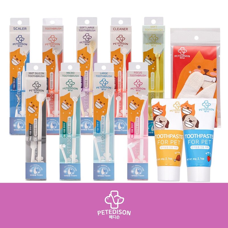 페디슨 고양이 칫솔 치약 냥이케어, 페디슨 치약 60g 닭고기향, 1개