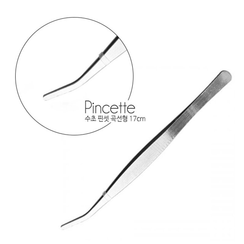 고운물 17cm 수초전용 커빙형 핀셋 1개, 단품