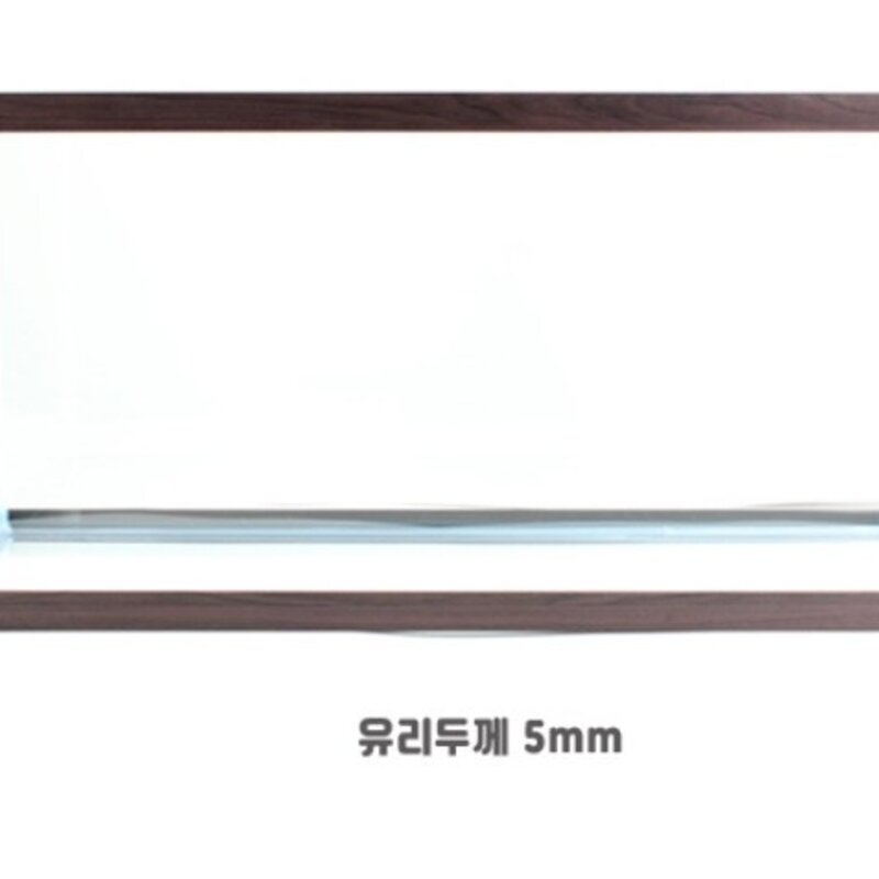 와이피 3자 직사각어항 90cm, 월넛, 1개