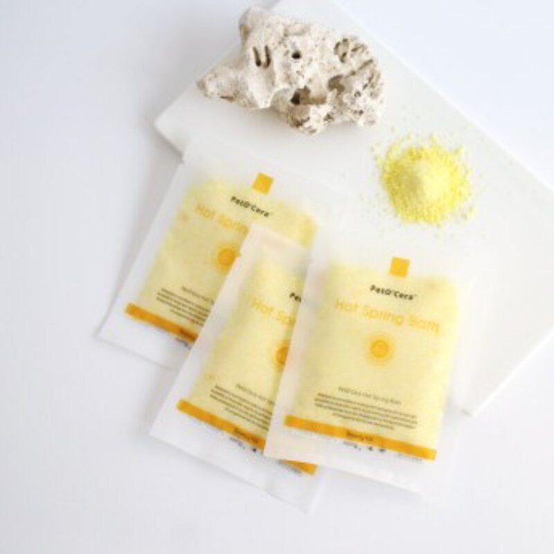 페토세라 반려동물 온천 입욕제 3p 목욕용품, 90g, 1세트