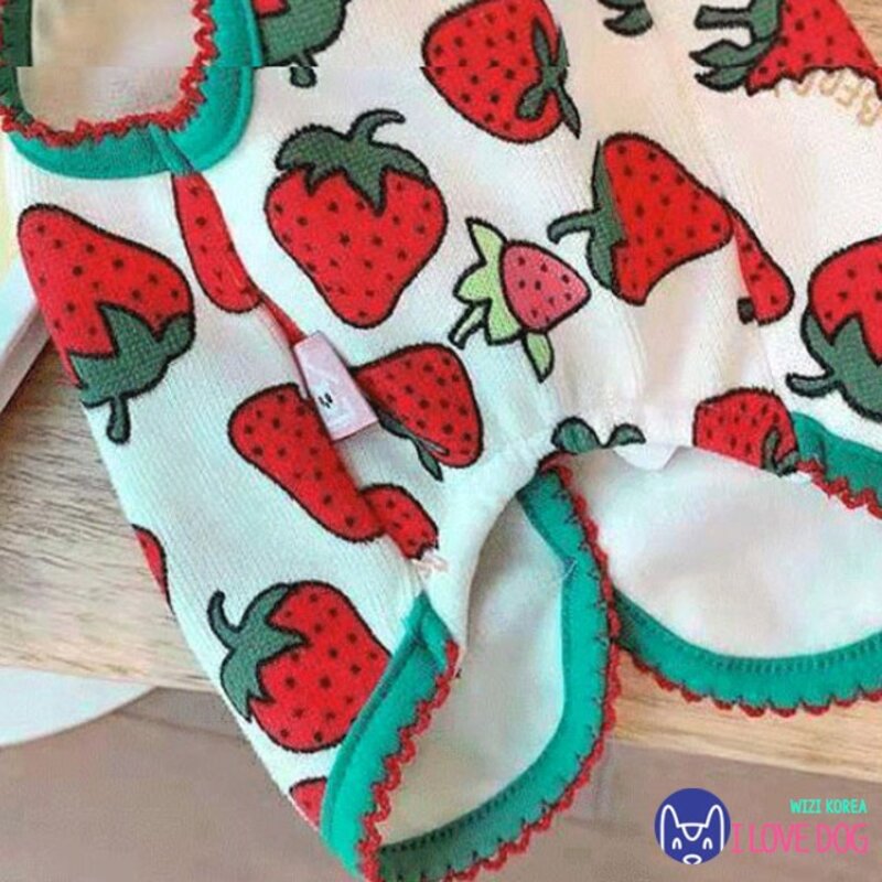 애견 단추 조끼 고양이 강아지 기모 실내복 실외복 WI070DG, 오렌지, 1개
