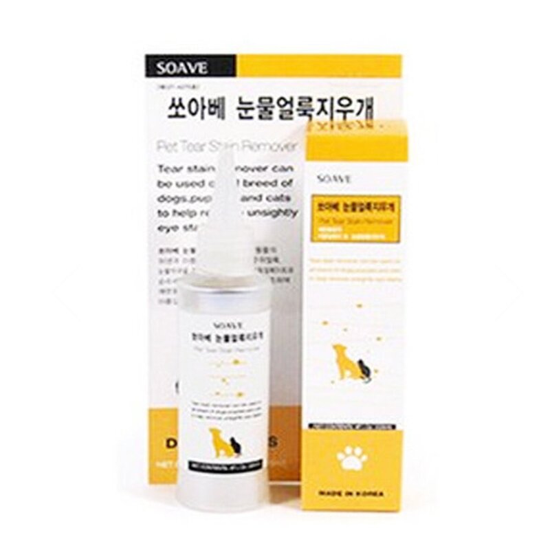 쏘아베 강아지 애견 눈물 자국 얼룩 지우개 120ml, 1개