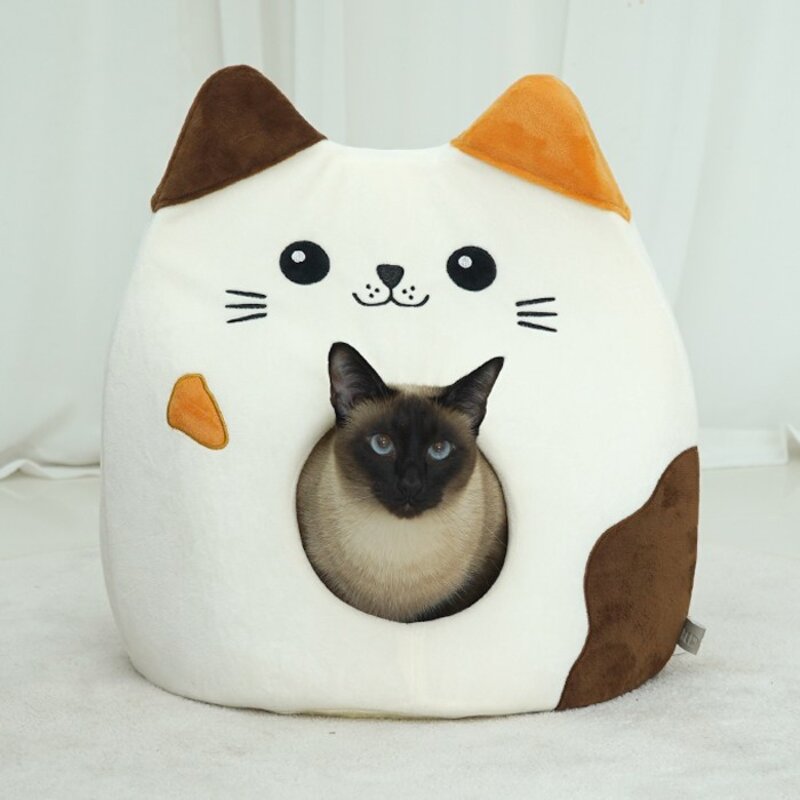 레드퍼피 고양이 아이캣 하우스, DARK BLACK, 1개