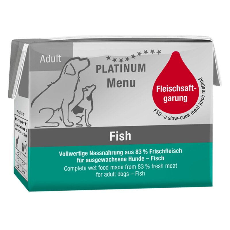 플래티넘 강아지 어덜트 메뉴 습식사료, 돼지, 90g, 1개