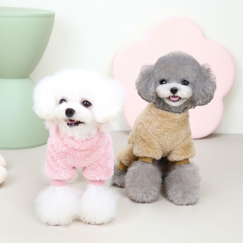 파스텔펫 반려동물 컬러 보들 극세사 올인원, 핑크, 1개
