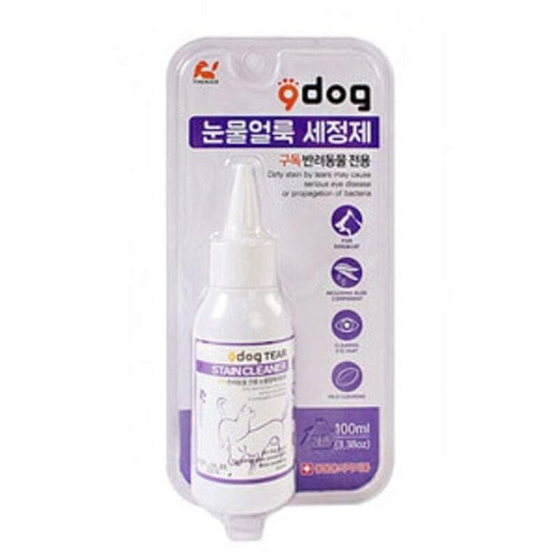 눈물 강아지 세정제 구독 자국 100ml 제거제