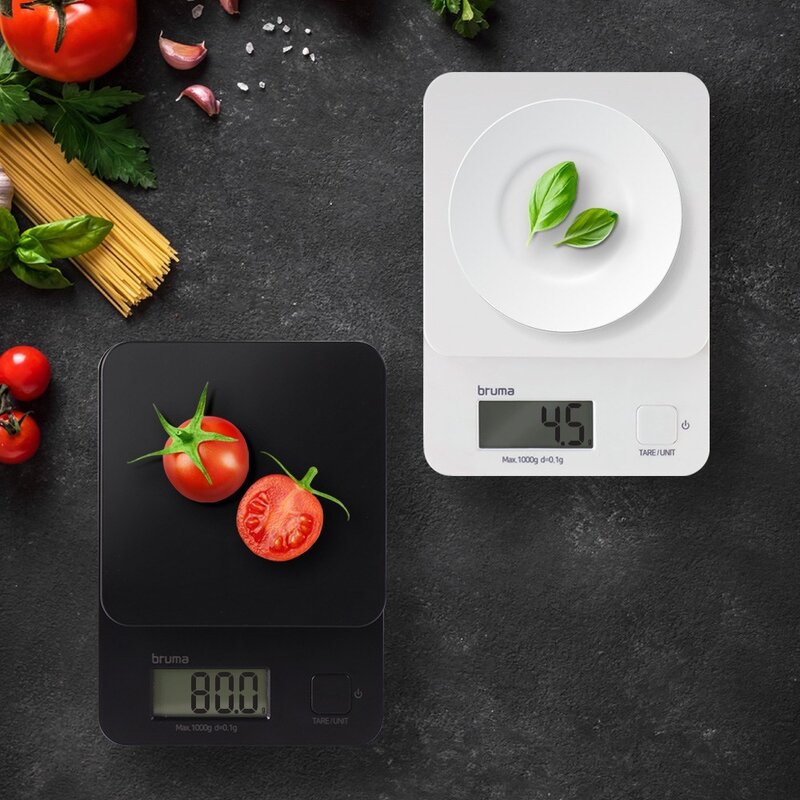 브루마 디지털 주방 전자저울, 1kg, 화이트, BS60