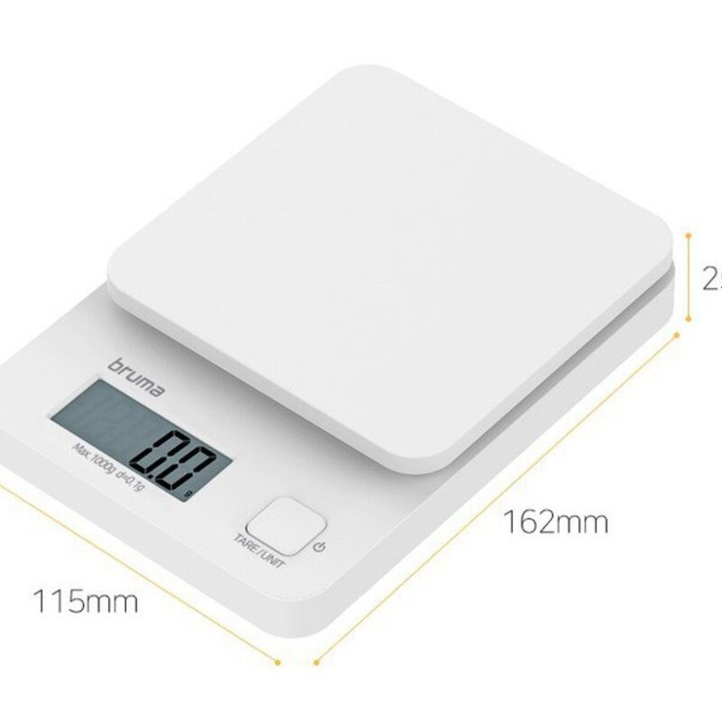브루마 디지털 주방 전자저울, 1kg, 화이트, BS60