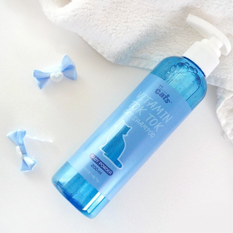 더캣츠 비타민 톡톡 캣샴푸 200ml 고양이샴푸, 단품
