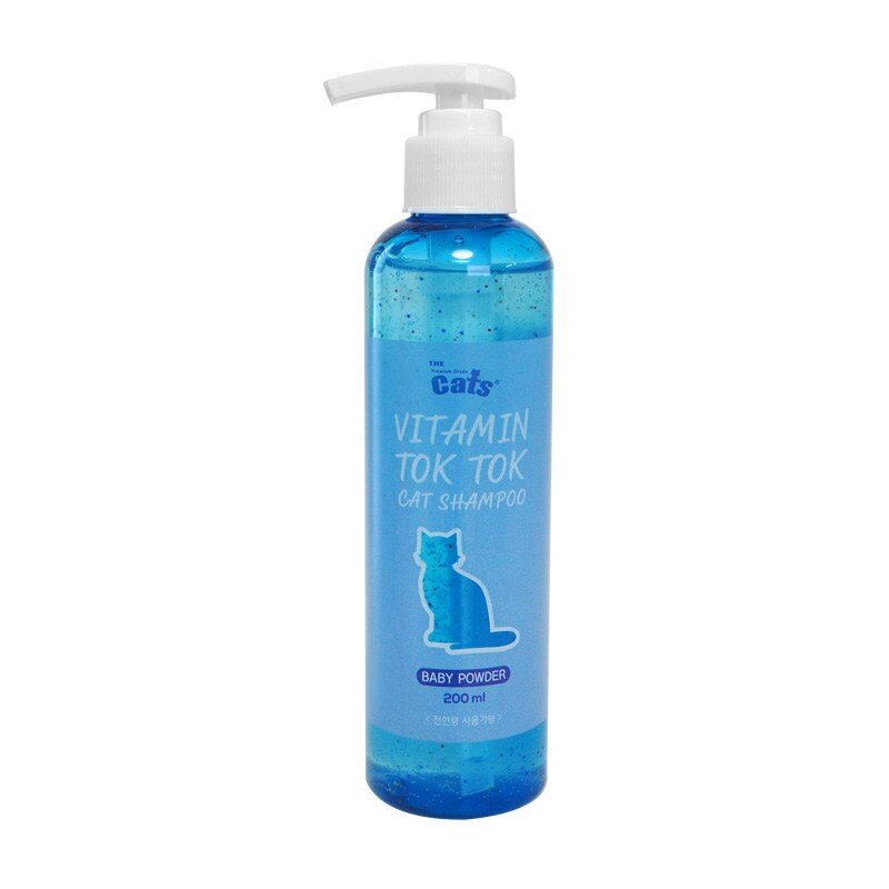 더캣츠 비타민 톡톡 캣샴푸 200ml 고양이샴푸, 단품
