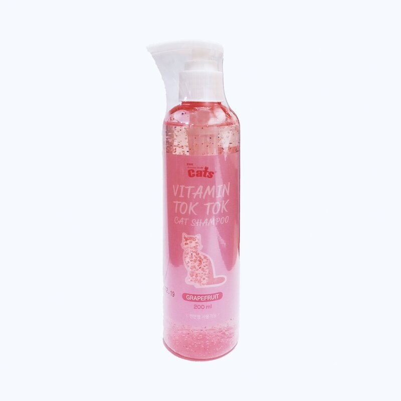 헬로도기 더캣츠 샴푸 그레이프프릇향 200ml 고양이 샴푸, 1개