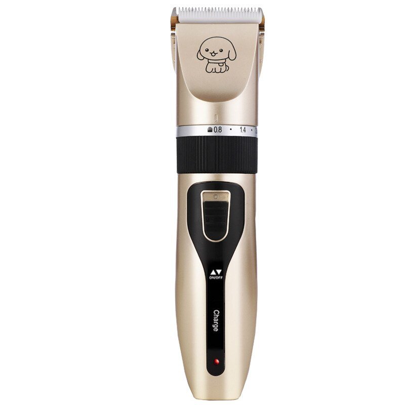 AWJCA 애견 모발 트리밍 세트 저소음설계 강력한 동력 USB 충전이, 토호금, 1개