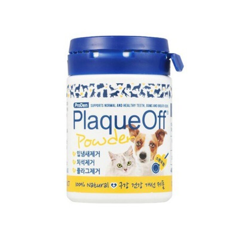 프로덴 천연 구강건강개선 플라그오프 강아지 고양이 겸용 파우더 40g, 플라그오프 파우더, 1개, 치석제거