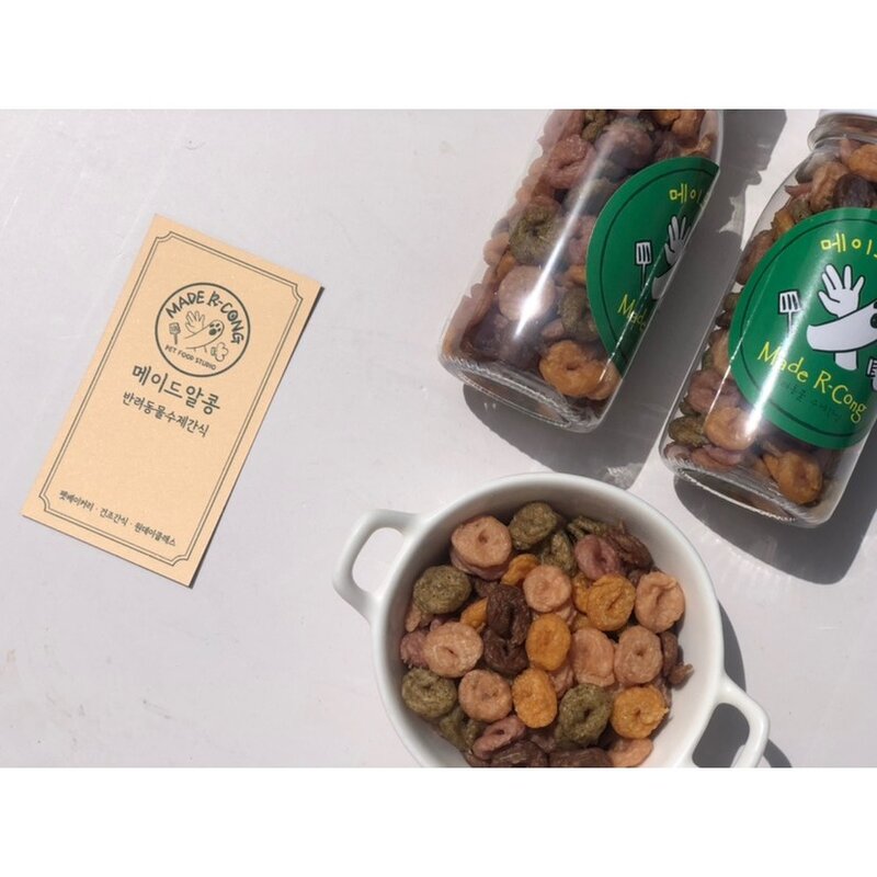 멍가링가링 반려동물수제간식 노즈워크간식 강아지수제간식 칭찬간식 강아지씨리얼, 1개