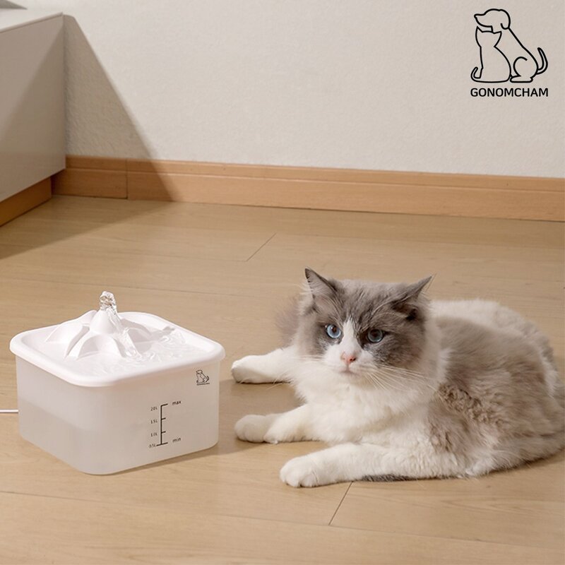 강아지 고양이 자동 정수기 급수기, 1개, 1개