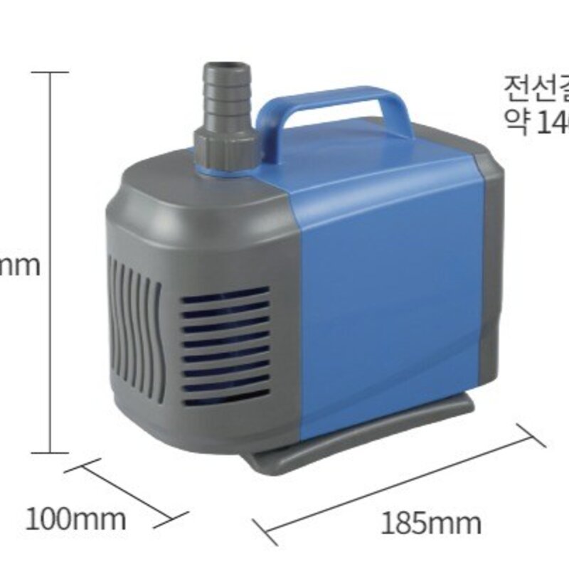 아마존 수족관용 수중모터 AMZ-8015, 100W, 1개