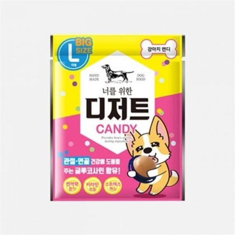 너를위한디저트 강아지 캔디 L 닭고기 연골/관절, 1개, 21g