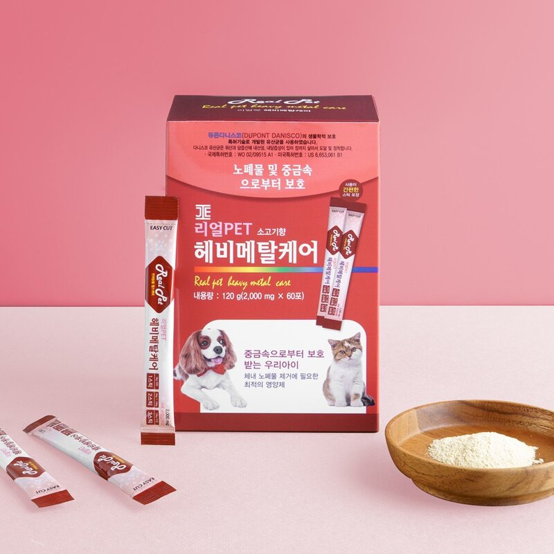 리얼펫 헤비메탈케어 강아지 영양제 120g, 소고기향, 1개, 종합건강
