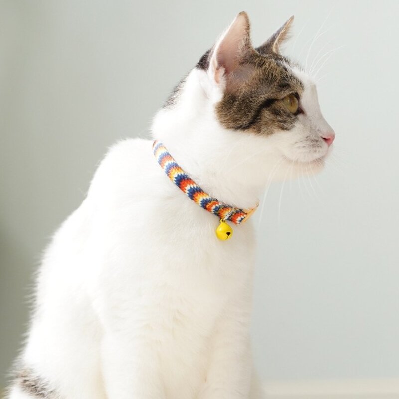 냥이마트 고양이 강아지 목걸이 반려동물 패션 악세사리 2개, 노랑(옐로우), 1개