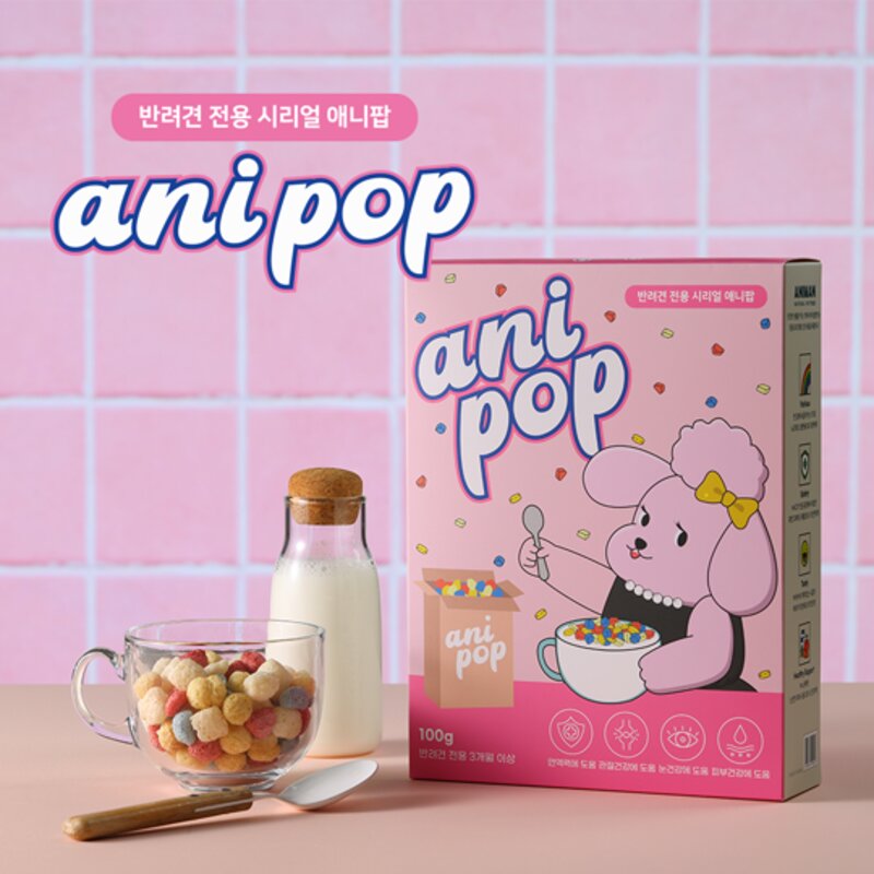 강아지 시리얼 애니팝 오븐베이크 종합영양제, 100g, 1개