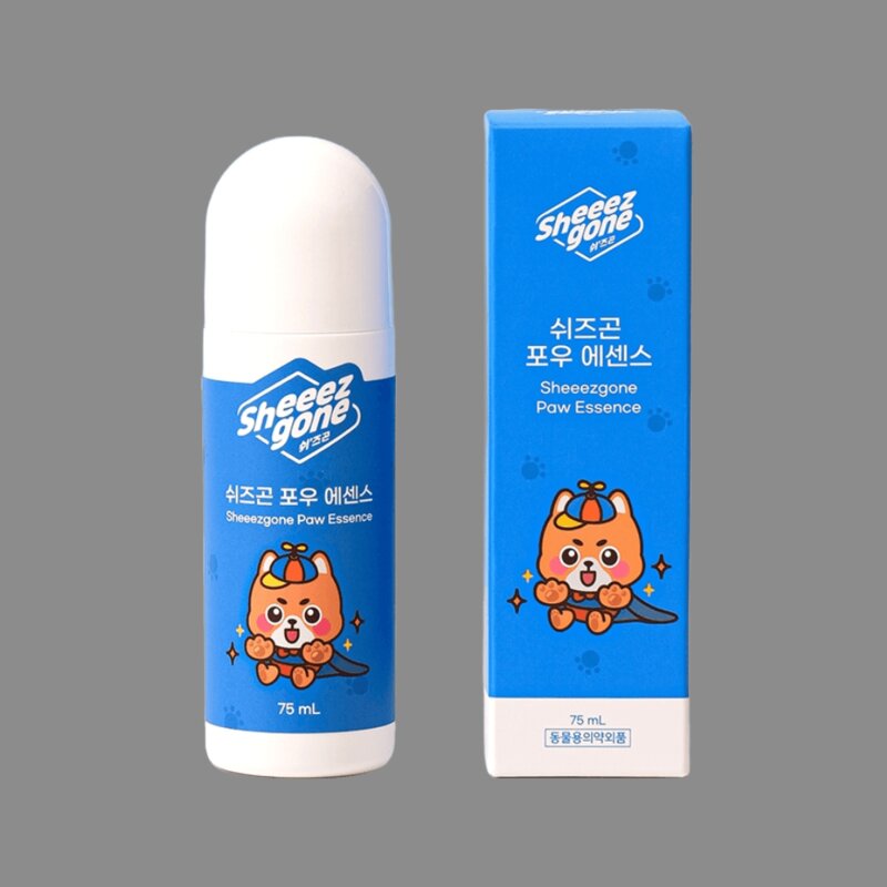 [2개] 쉬즈곤 포우에센스 75ml 반려동물 강아지 고양이 발바닥 보습제 발밤 557387, 2개